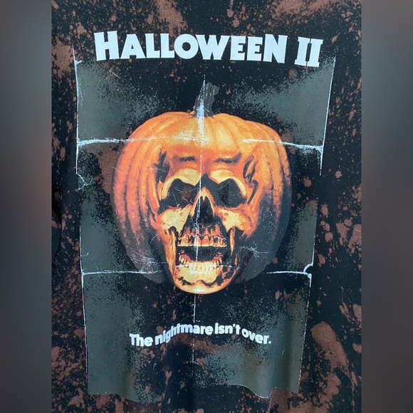 NWOT custom dye Halloween II licensed graphic sweatshirt - Picture 4 of 5
